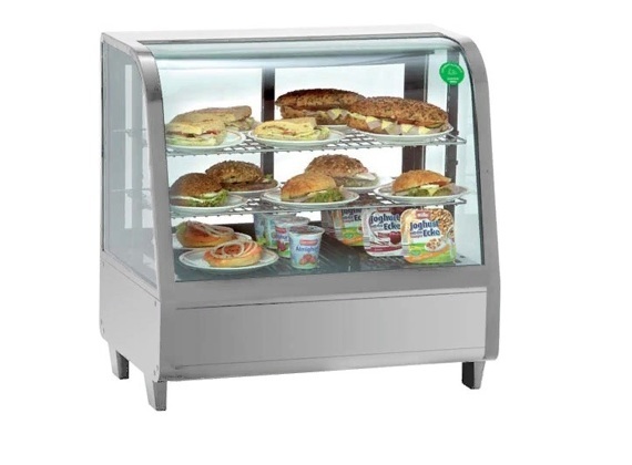 Витрина холодильная настольная Koreco RTW 100L silver